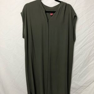 green t-shirt dress